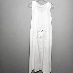 Eileen Fisher white cotton dress, medium